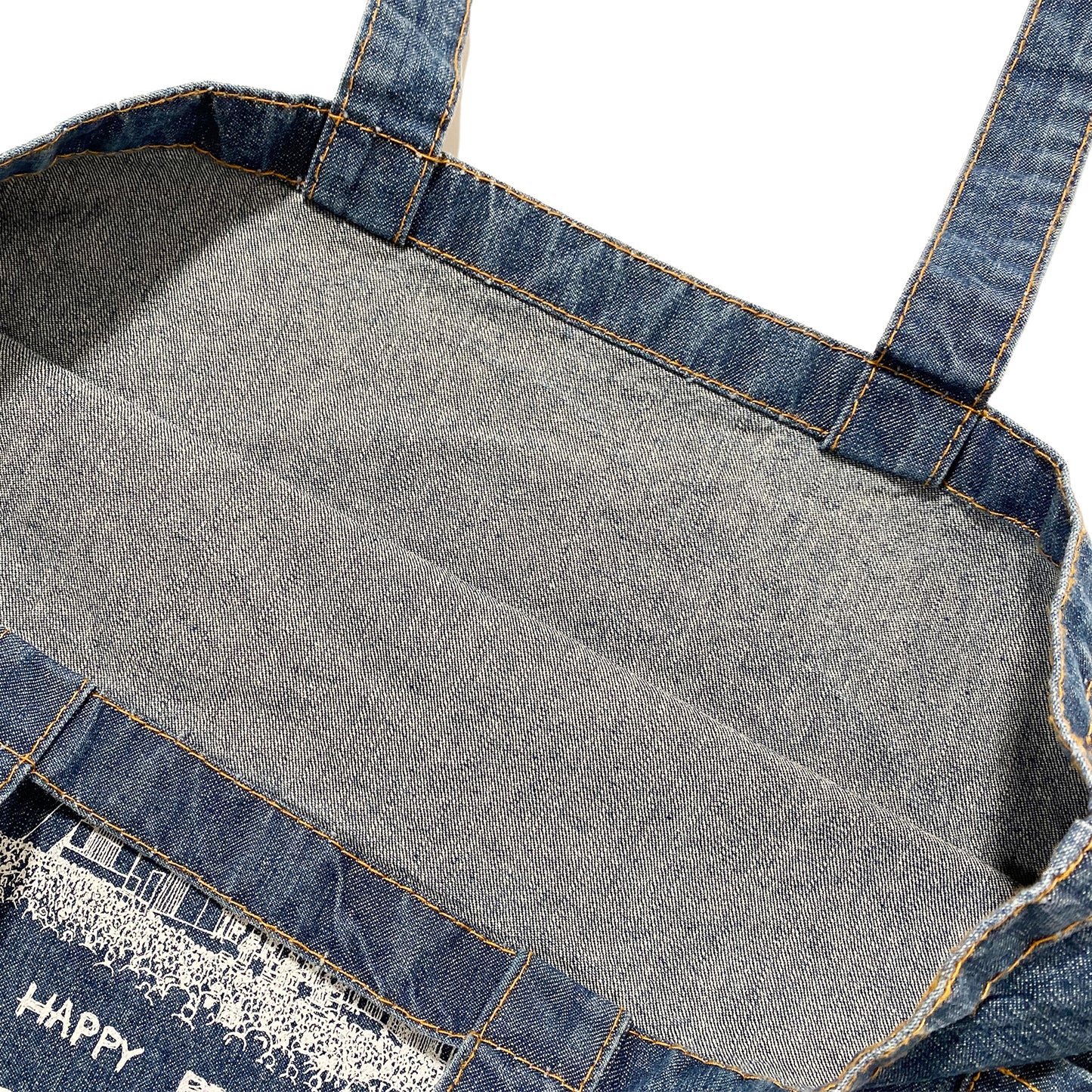 MAZRI WASHED DENIM TOTE BAG