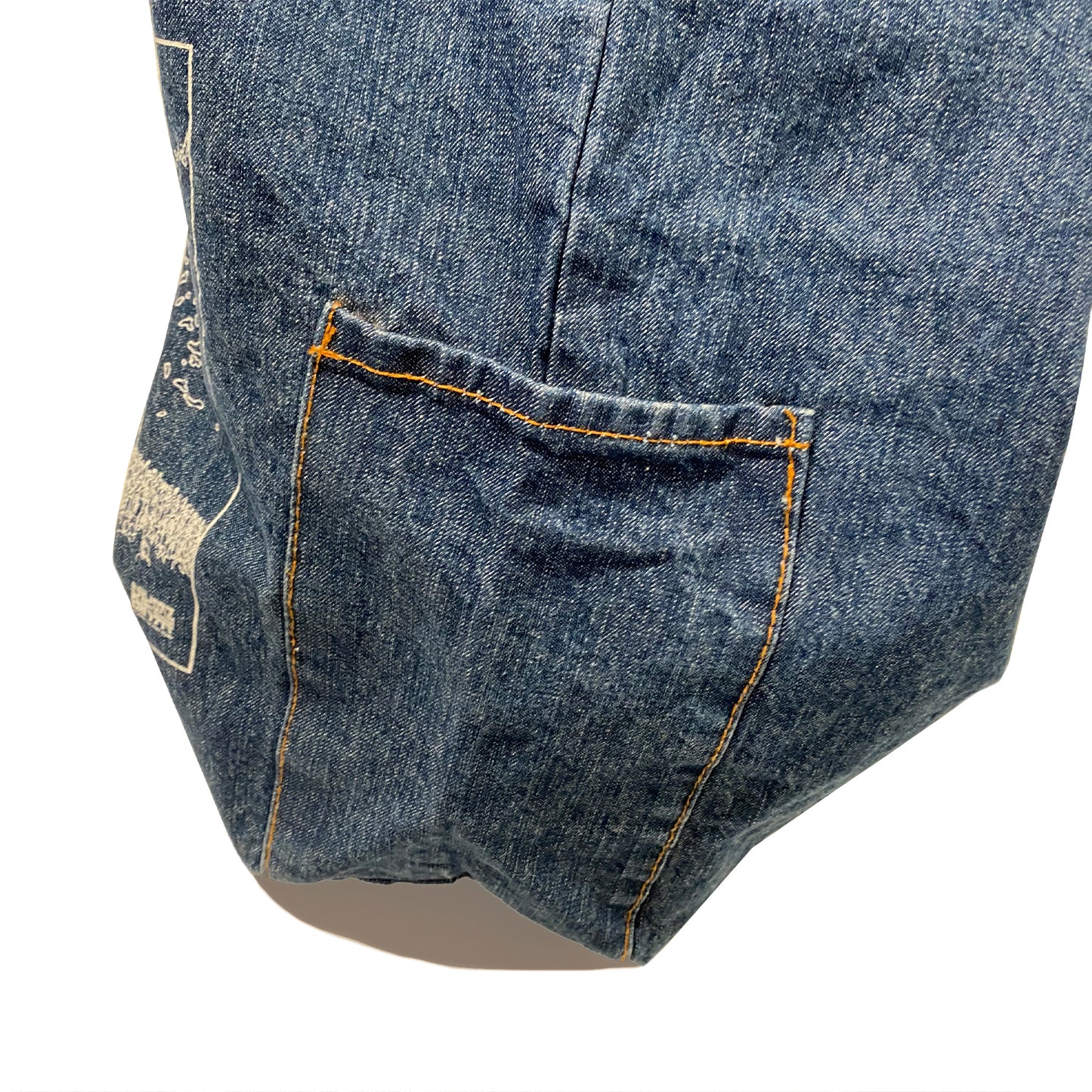 MAZRI WASHED DENIM TOTE BAG